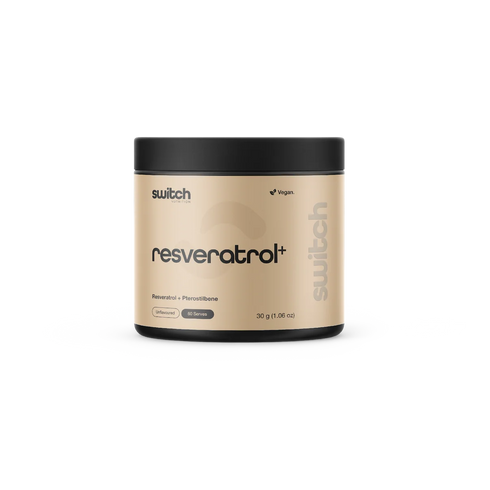 Switch Essentials Resveratrol+ Powder 30g-Switch Nutrition-Matakana Pharmacy