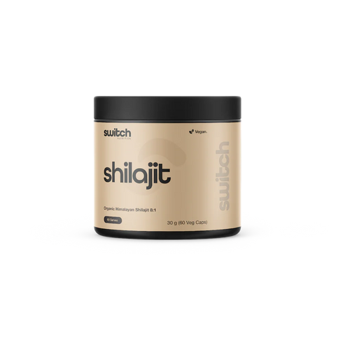 Switch Essentials Organic Shilajit 60 Capsules-Switch Nutrition-Matakana Pharmacy