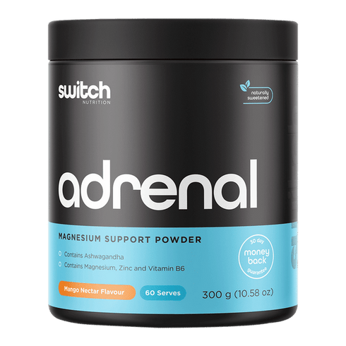 Switch Adrenal Magnesium Support Powder 300g | Mango Nectar