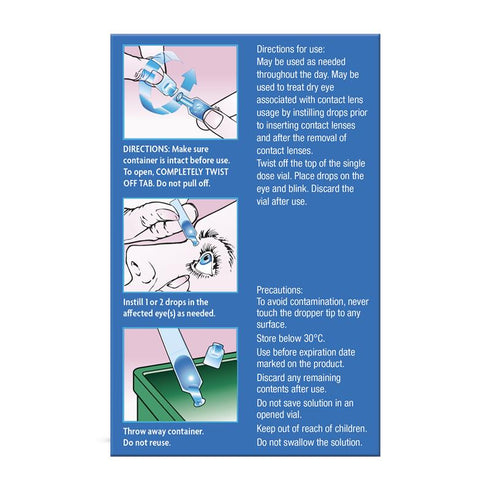 Systane Ultra Lubricant Eye Drops Preservative Free Unit Dose 24x0.4ml