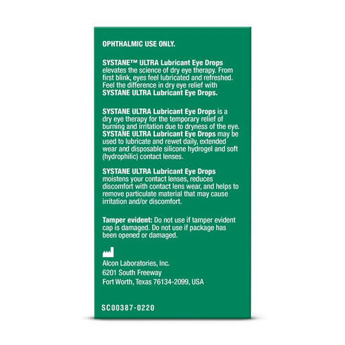 Systane Ultra Eye Drops 10ml-Alcon-Matakana Pharmacy