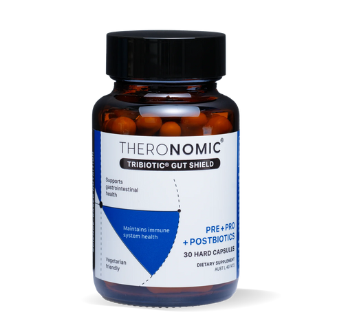 Theronomic Tribiotic Gut Shield 30 Capsules-Theronomic-Matakana Pharmacy
