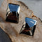 Earrings - Tabular Silver-Queen Of The Foxes-Matakana Pharmacy