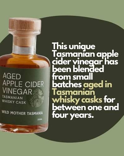Tasmanian Whiskey Cask Apple Cider Vinegar 200ml