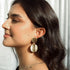 Earrings - Textured Disk-Queen Of The Foxes-Matakana Pharmacy