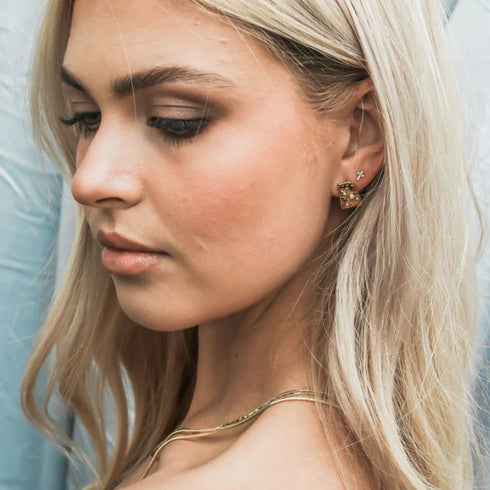 Earrings - Tiny Pearl-Queen Of The Foxes-Matakana Pharmacy