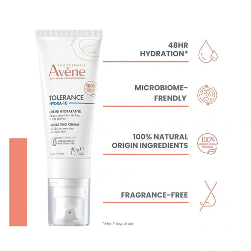 Tolerance Hydra-10 Cream 40ml-Avene-Matakana Pharmacy
