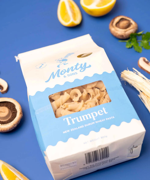 Trumpet | New Zealand Durum Wheat Pasta 500g-Monty & Sons-Matakana Pharmacy