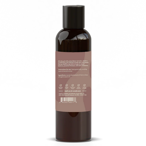 Image of Tulsi Daily Body Oil - Light, Soothing & Calming 177ml ingredients