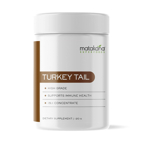 Turkey Tail Mushroom powder 120g-Matakana Superfoods-Matakana Pharmacy