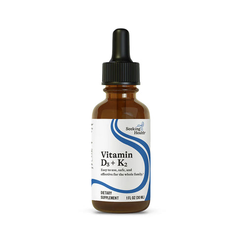 Vitamin D3 / K2 Drops 30ml-Seeking Health-Matakana Pharmacy