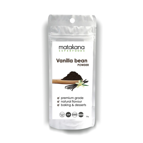 Vanilla Bean Powder 25gm-Matakana Superfoods-Matakana Pharmacy