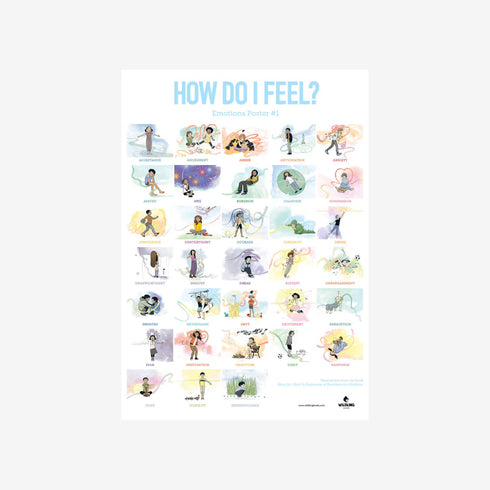How Do I Feel Poster Set-By Wildling Books-Matakana Pharmacy