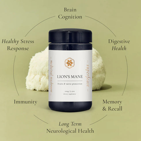 Lions Mane Powder 100g-Matakana Pharmacy