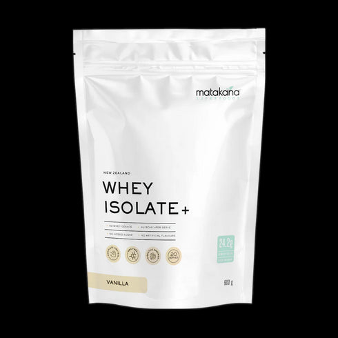 NZ Whey Protein Isolate Vanilla 600g-Matakana Pharmacy