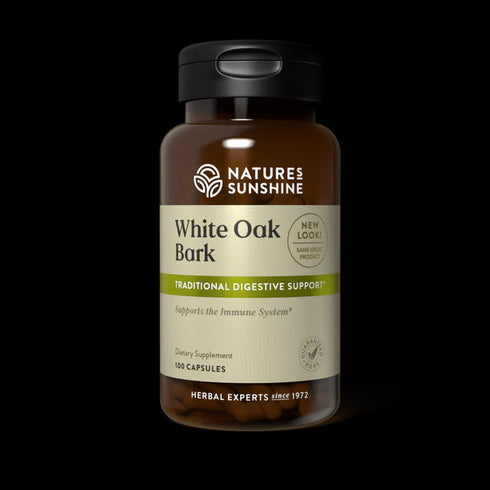 White Oak Bark 100 Capsules-Matakana Pharmacy