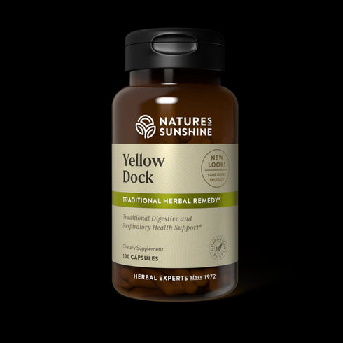 Yellow Dock 100 Capsules-Matakana Pharmacy
