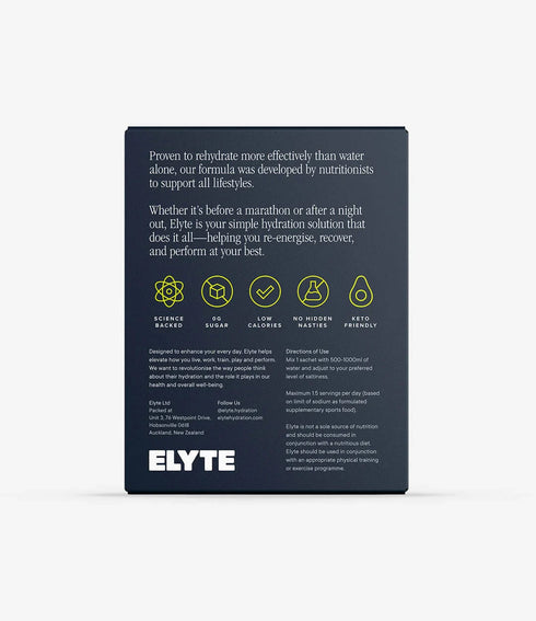 Elyte Hydration Powder Citrus 30 Pack