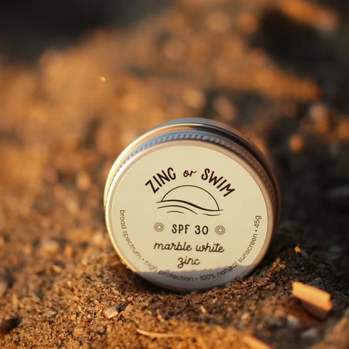 ZINC/SWIM Marble White Zinc SPF30 45g-Zinc Or Swim-Matakana Pharmacy