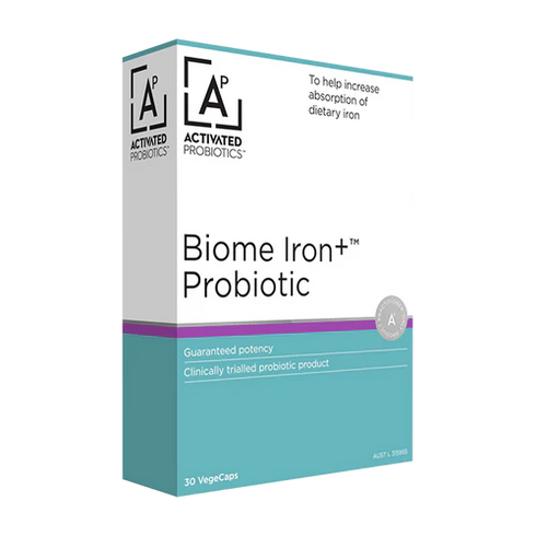 Biome Iron+ Probiotic 30caps-Activated Probiotics-Matakana Pharmacy