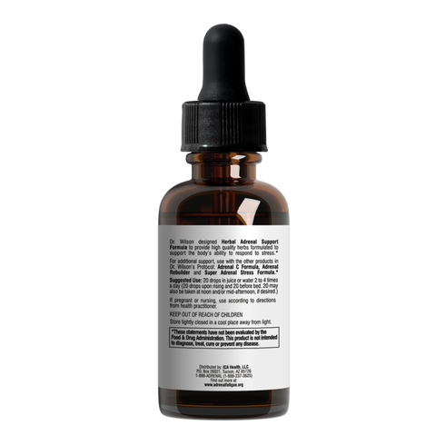 Image of Herbal Adrenal Support Formula 30ml suggested use