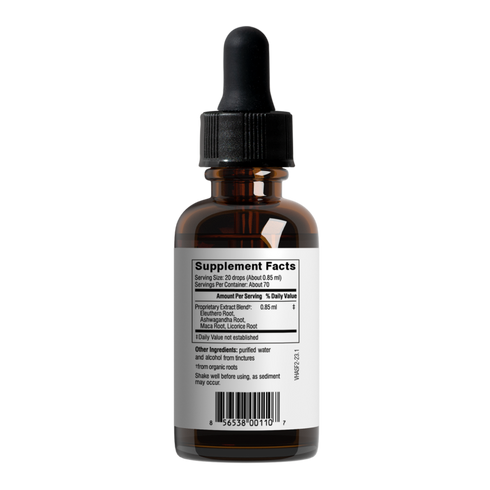 Image of Herbal Adrenal Support Formula 30ml supplement facts