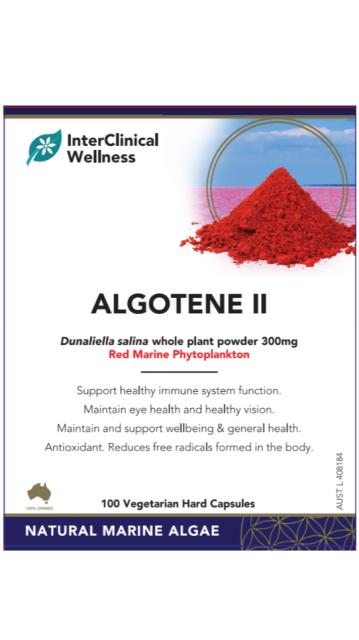 Image of Algotene II 100 caps front of box