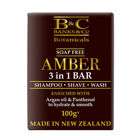 Image of Amber Shampoo/shave/Shower Bar 100g