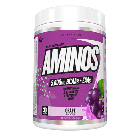 Aminos Grape 300g-MuscleNation-Matakana Pharmacy