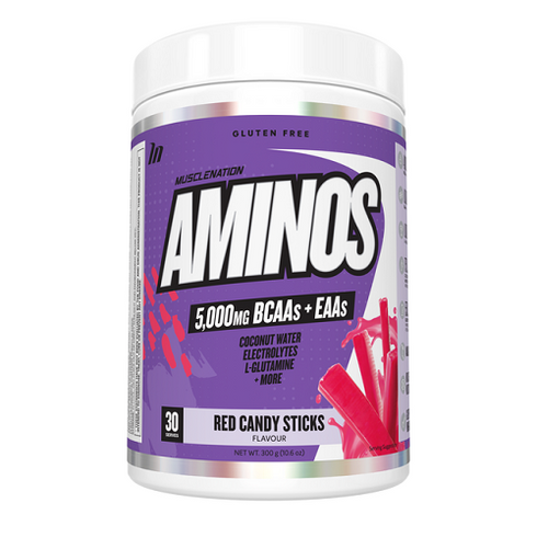 Aminos Red Candy Sticks 300g-MuscleNation-Matakana Pharmacy