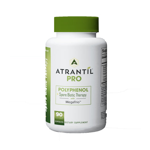 Atrantil Pro 90 capsules, front of the bottle