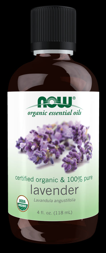 Image of NOW ORGANIC LAVENDER OIL (Lavandula Angustifolia) 118ml