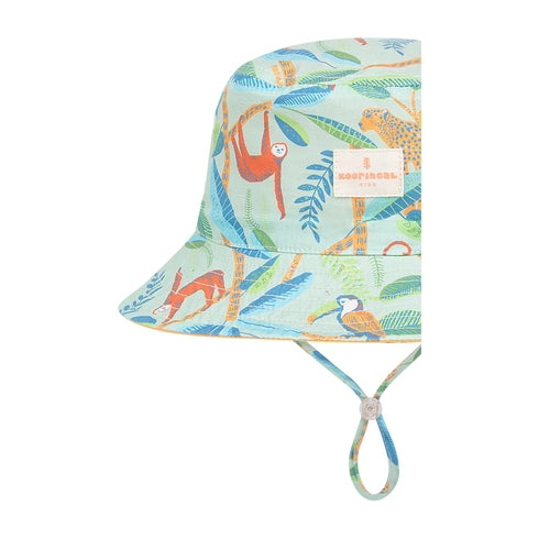 Kooringal Baby Boy Bucket Hat Kamay in Multi, view 4