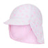 Kooringal Baby Girl Legionnaire Hat Nina in Pink, front
