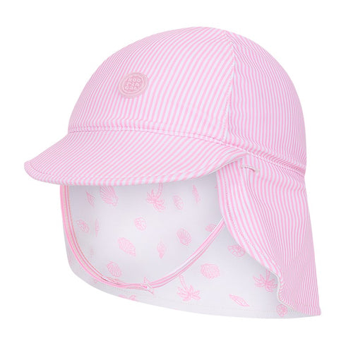 Kooringal Baby Girl Legionnaire Hat Nina in Pink, view 2