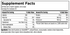 Image of Beef Protein Chocolate Powder supplement facts