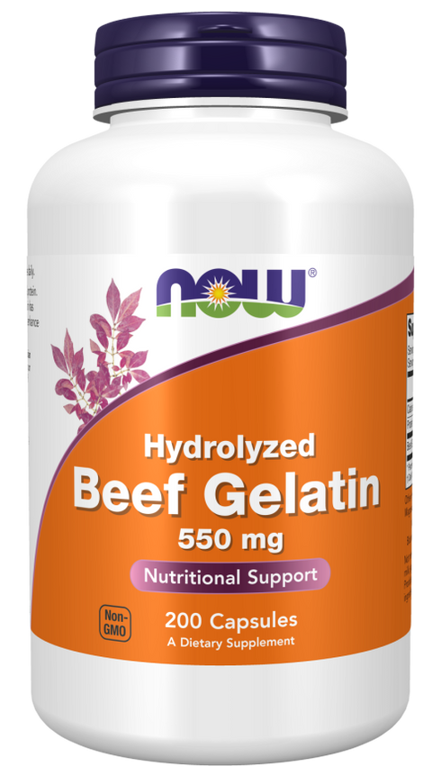 Image of Hydrolyzed Beef Gelatin 550mg 200caps