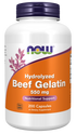 Image of Hydrolyzed Beef Gelatin 550mg 200caps