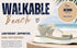 Walkable Beach Benni sandal: lightweight, cushioned footbed, stretch straps, secure fit