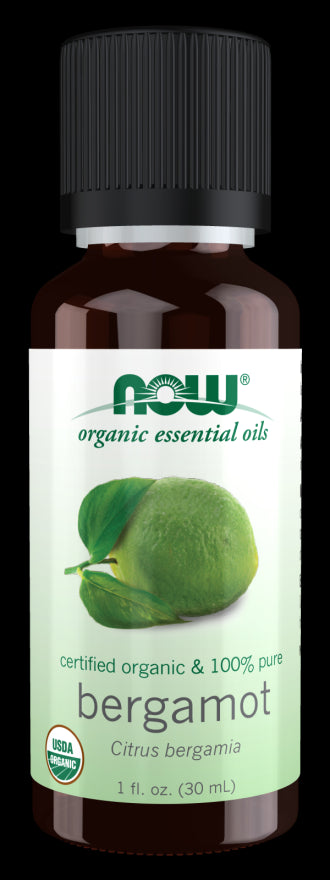 Image of NOW ORGANIC BERGAMOT OIL (Citrus Bergamia) 30ml