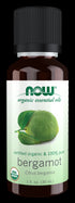 Image of NOW ORGANIC BERGAMOT OIL (Citrus Bergamia) 30ml