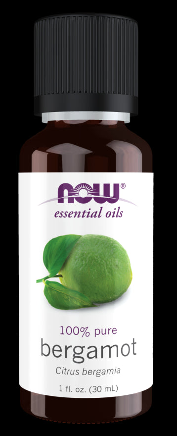 Image of NOW Pure BERGAMOT OIL (Citrus Bergamia) 30ml