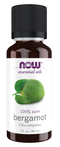Image of NOW Pure BERGAMOT OIL (Citrus Bergamia) 30ml