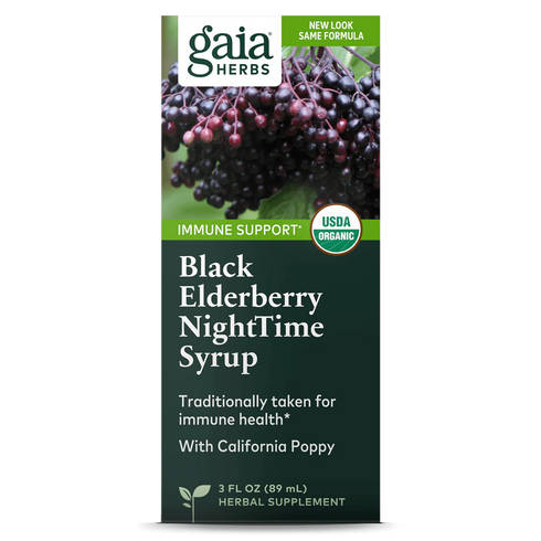 Image of Black Elderberry NightTime Syrup 89ml box