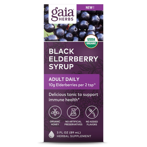 Image of Black Elderberry Syrup Extra Strength 89m box