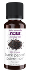 Image of NOW Pure BLACK PEPPER OIL (Piper Nigrum) 30ml