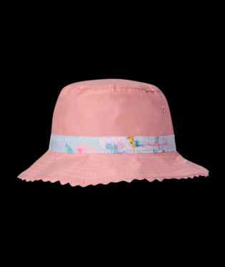 Image of Baby Girls Blush Bucket Hat Mint Large reverse side