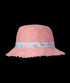 Image of Baby Girls Blush Bucket Hat Mint Large reverse side