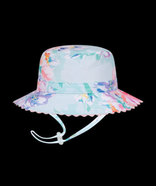 Imagew of Baby Girls Blush Bucket Hat Mint Large