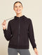 Image of Boody womens black hoodie